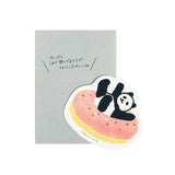 Furukawa Paper Water Resistant Sticker - Sweets Animal Workshop - Donut