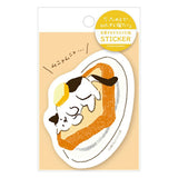 Furukawa Paper Water Resistant Sticker - Sweets Animal Workshop - Pan Cat