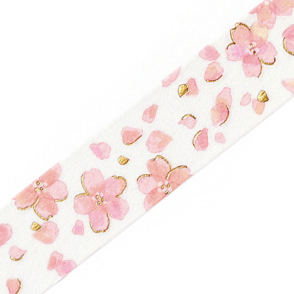 BGM Washi Tape - Foil Stamping - Cherry Blossom - Zerorezakura - Limited Edition