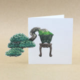 Marumo Printing - Die-Cut Stand Message Pad - Bonsai