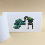 Marumo Printing - Die-Cut Stand Message Pad - Bonsai