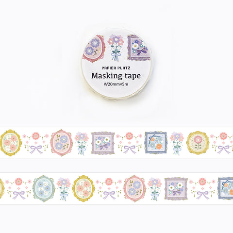 Papier Platz PAPIER GRAPHICS - Floral Decorations Masking Tape