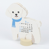 Greeting Life Animal Die-Cut Calendar 2024 - Mini