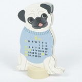 Greeting Life Animal Die-Cut Calendar 2024 - Mini