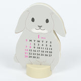 Greeting Life Animal Die-Cut Calendar 2024 - Mini