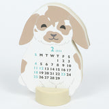 Greeting Life Animal Die-Cut Calendar 2024 - Mini