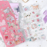 BGM - Foil Stamping Iride Sticker Sheets - Cat