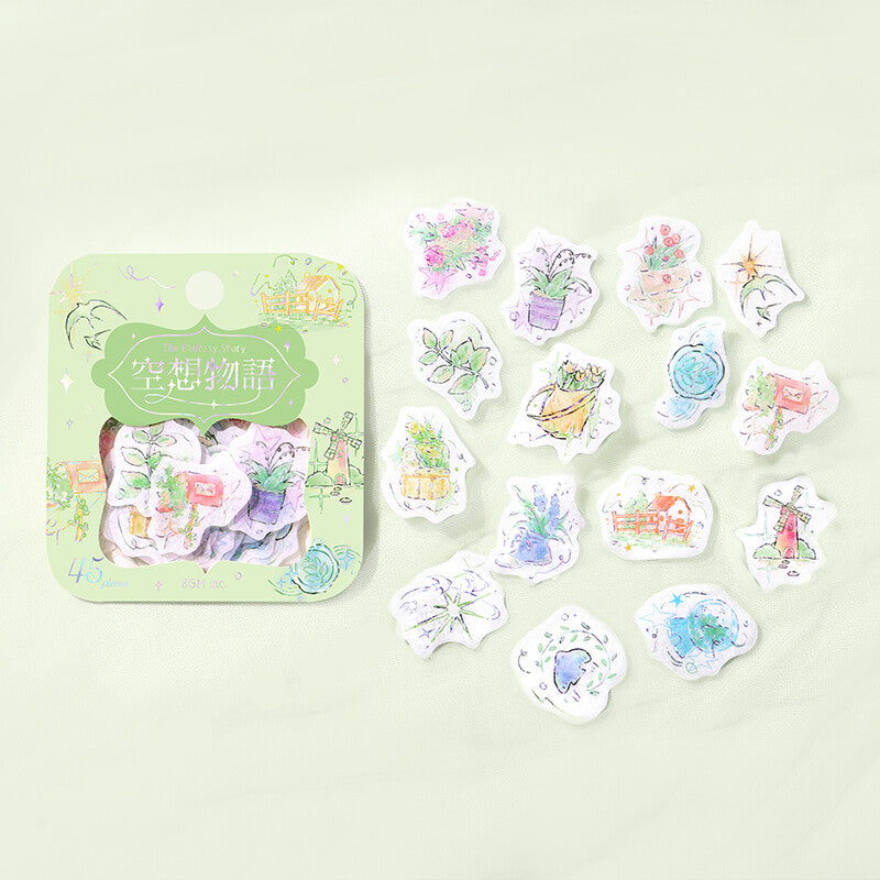 BGM Deco Sticker - The Fantasy Story - Flowers