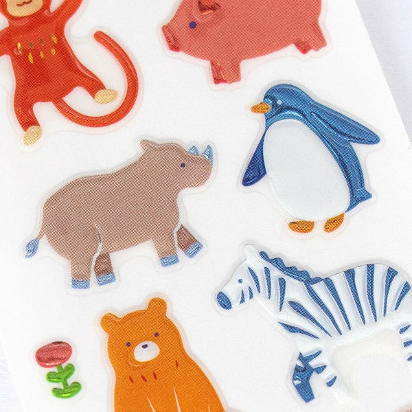 NB - Bijou Sticker Sheet - Colorful Animals