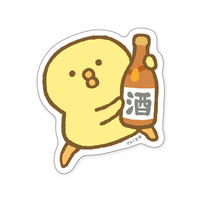 Mind Wave Sticker - Piyokomame - Sake