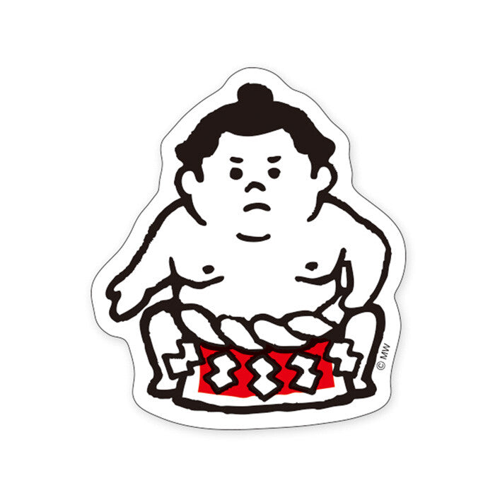 Mind Wave Sticker - Sumo Wrestlers - Dosukoi