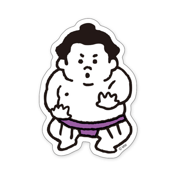 Mind Wave Sticker - Sumo Wrestlers - Harite