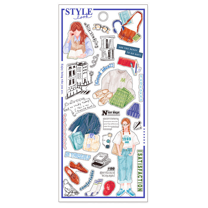 Mind Wave Sticker Sheet - Style Look - Study Day