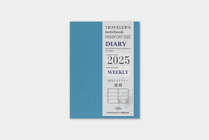 TRAVELER'S Notebook Passport Size 2025 Weekly