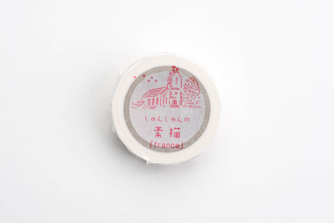 Classiky x shunshun France Masking Tape - Red