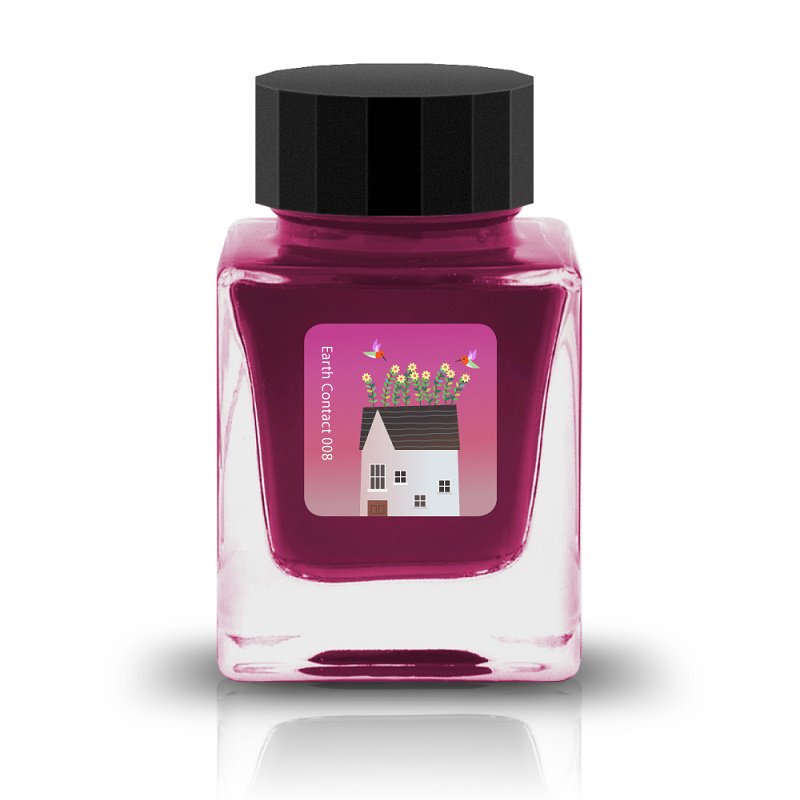 Tono & Lims Ink Bottle - Earth Contact - 008 Padparadscha Sapphire - 30ml