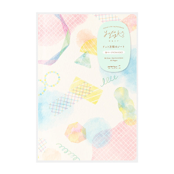 Yuru Log Notebook - Watercolor - B6