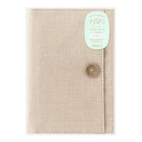 Yuru Log Notebook Cover - Cloth Beige - B6