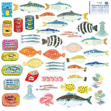 Greeting Life Flake Stickers - Fish