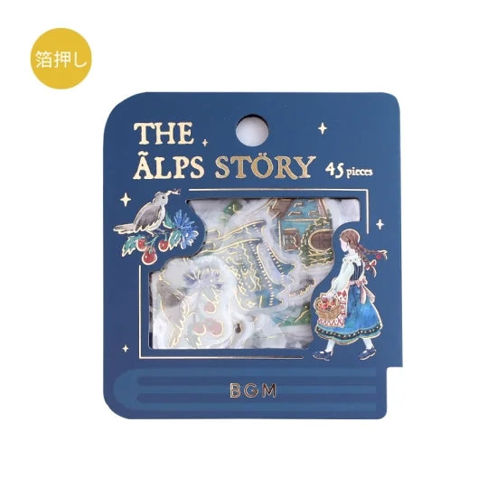 BGM Flake Sticker - Alps Story - Blue