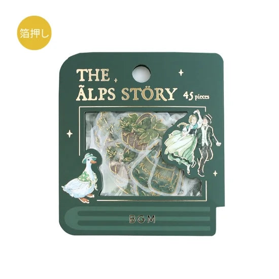 BGM Flake Sticker - Alps Story - Green