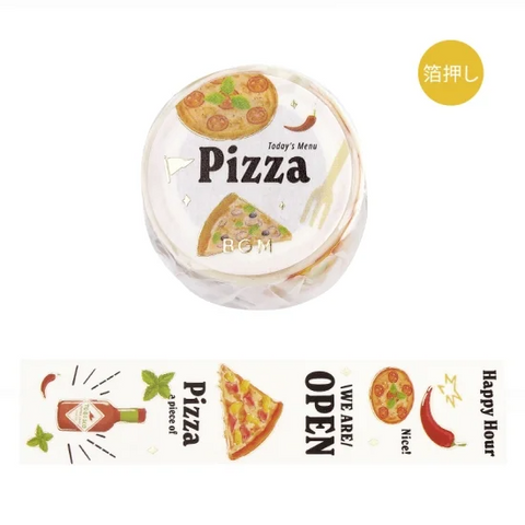 BGM Washi Tape - Today's Menu - Pizza