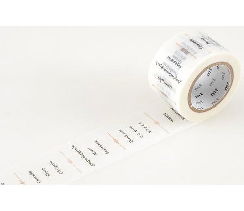 mt Washi Tape - "thank you" in the world