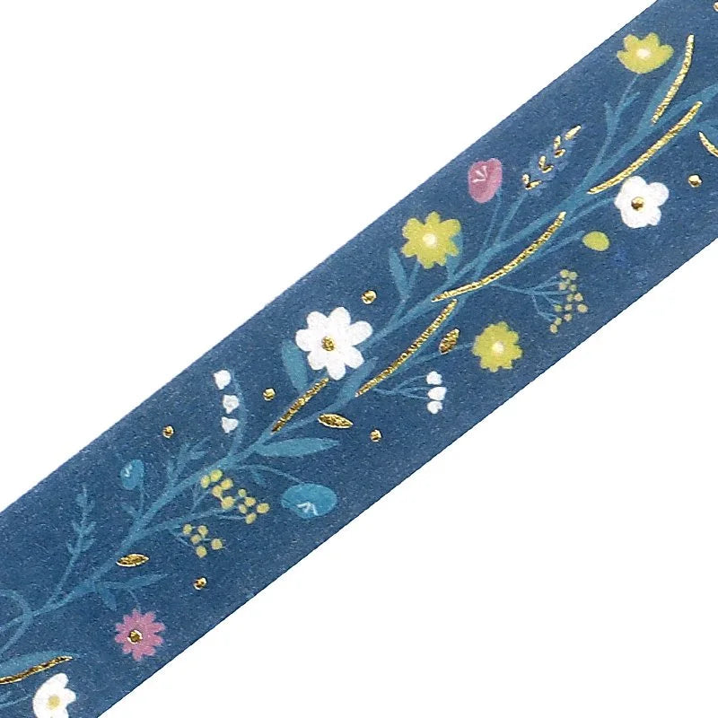 BGM Washi Tape -  Foil Stamping Flower and Plant Notebook -  Everlasting flowers