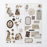 Q-Lia Elle Noire Sticker Sheet - Brown