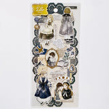 Q-Lia Elle Noire Sticker Sheet - Navy