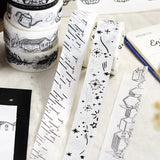 BGM Washi Tape - Foil Stamping Life - Monotone Rain