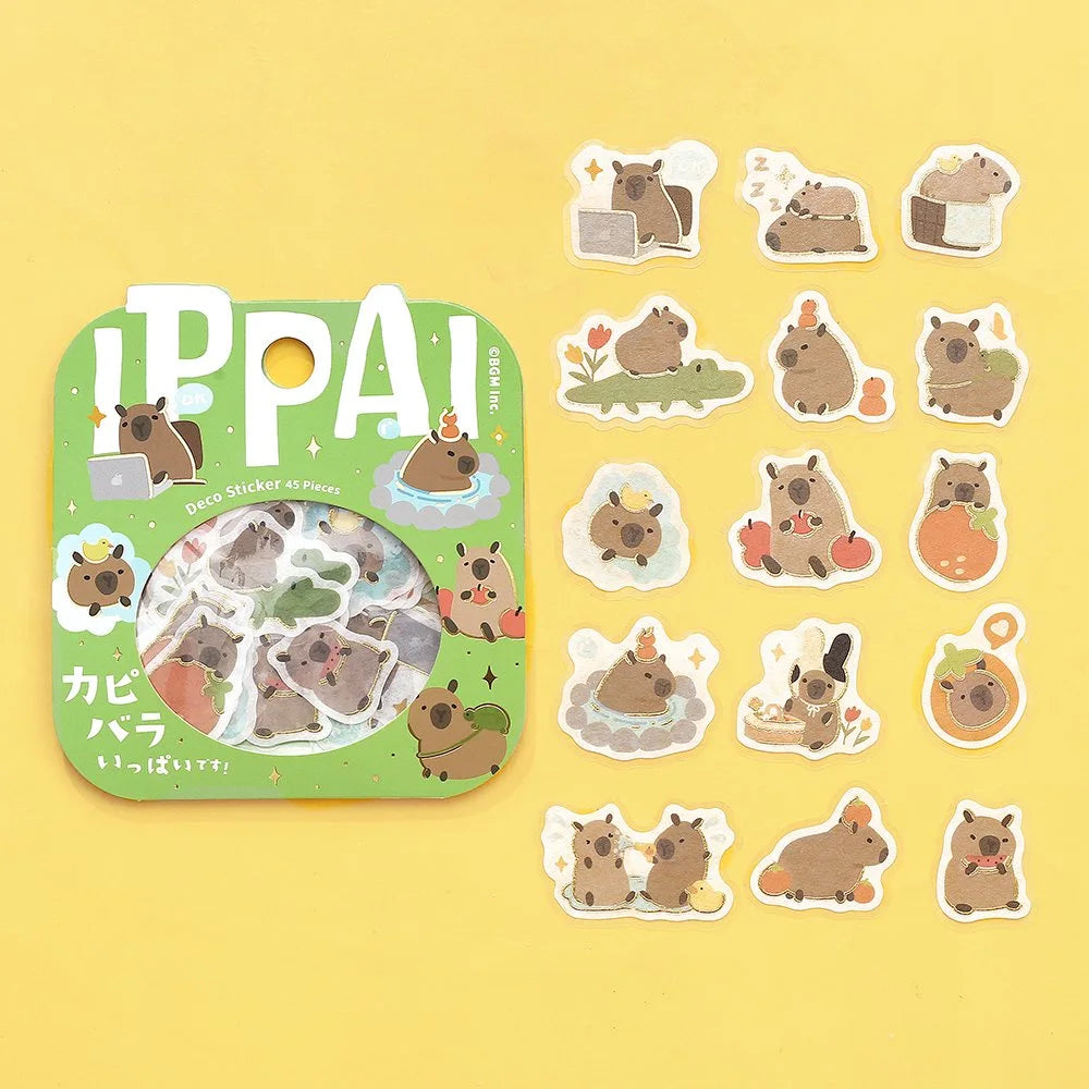 BGM Flake Sticker - IPPAI - Full of Capybara