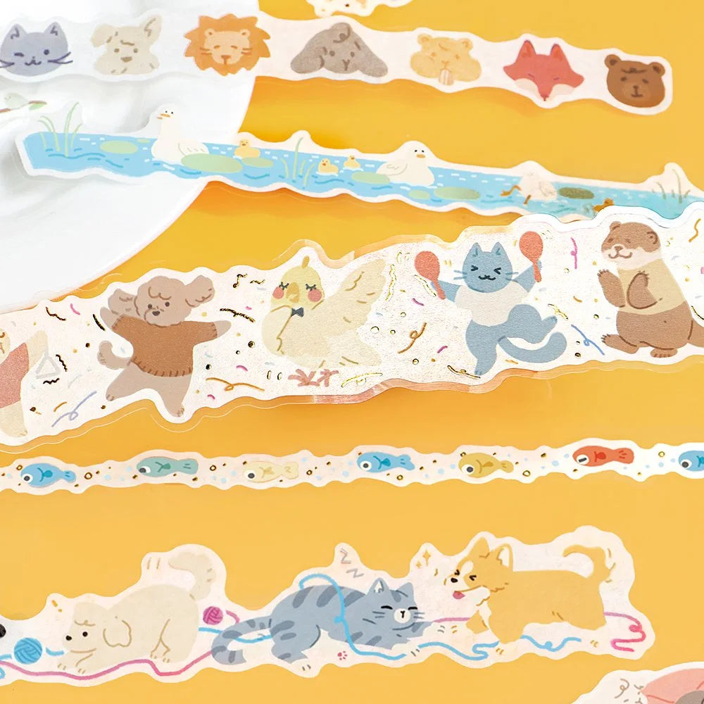 BGM Deco Ligne Sticker - Animal Friends