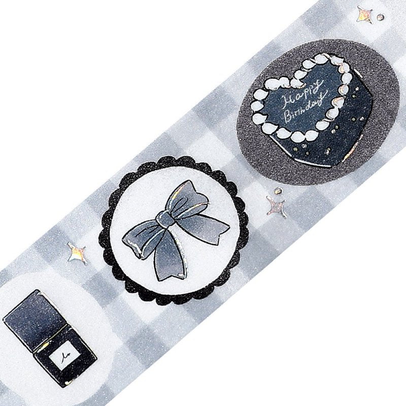 BGM Washi Tape - Foil Stamping - Favorite Color - Black