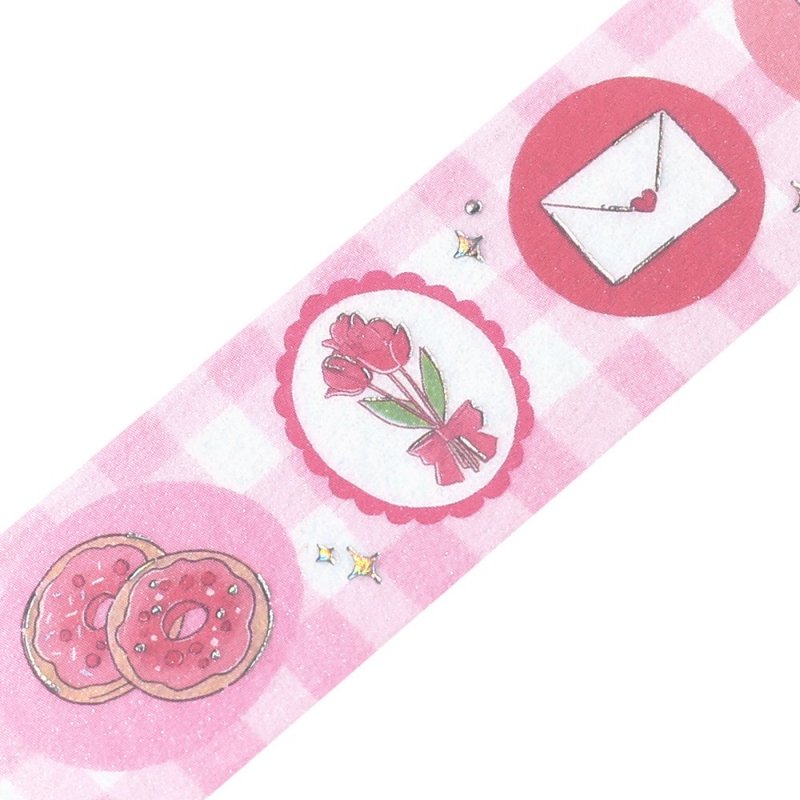 BGM Washi Tape - Foil Stamping - Favorite Color - Pink