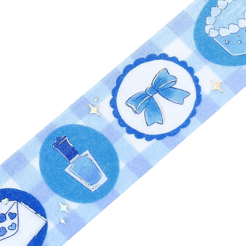 BGM Washi Tape - Foil Stamping - Favorite Color - Blue