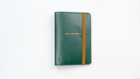 Hobonichi Techo Cover 2025 - Only is Not Lonely (Ivy Green) - A6