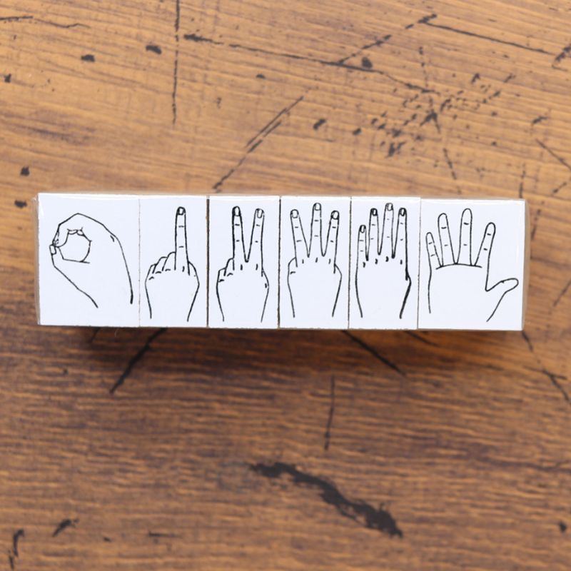 36 Sublo × Shiho Hoshino Hand Number Rubber Stamp - In-store Only