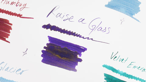 Ink Sample - Diamine Purple Edition