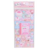 Kamio Wakuwaku Picture Book Puffy Sticker - Sweets