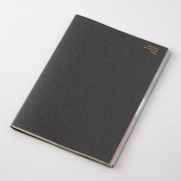 Midori Double Diary Schedule - 2024 - B6