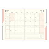 Midori Double Diary Schedule - 2024 - B6