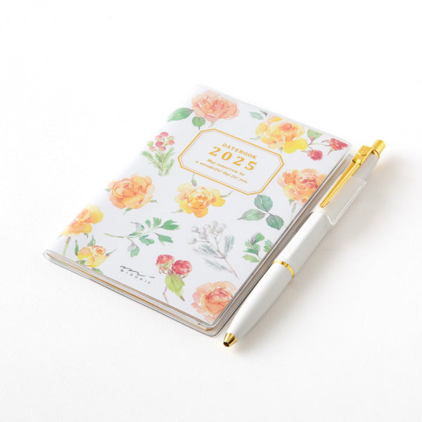 Midori Pocket Diary 2025 - Flowers - Mini