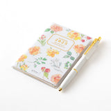 Midori Pocket Diary 2025 - Flowers - Mini