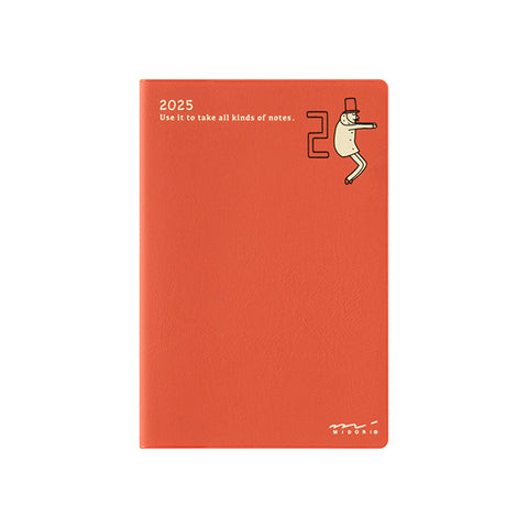 Midori Pocket Diary 2025 - Ojisan - Mini