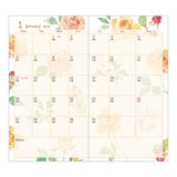 Midori Pocket Diary Slim - 2025 - Flowers