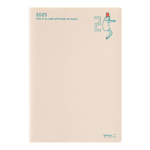 Midori Pocket Diary 2025 - Ojisan - B6