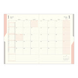 Midori Double Diary Schedule - 2025 - B6