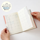 Midori Double Diary Schedule - 2025 - B6