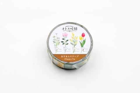 Furukawa Paper Otome Time Washi Tape - Flower